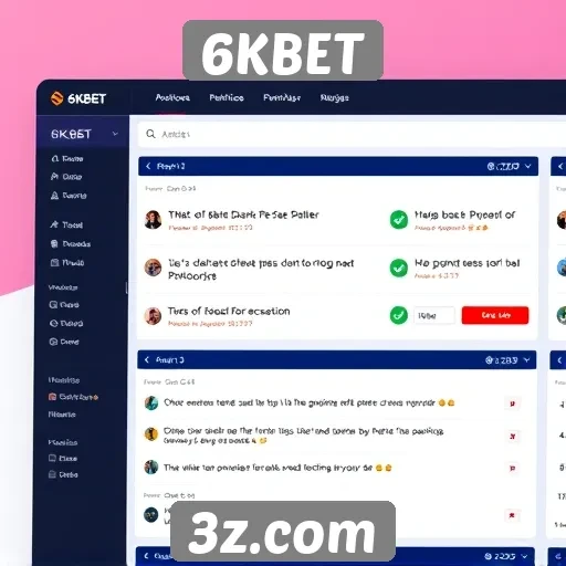 Interface do 6KBET recebe elogios de usuários